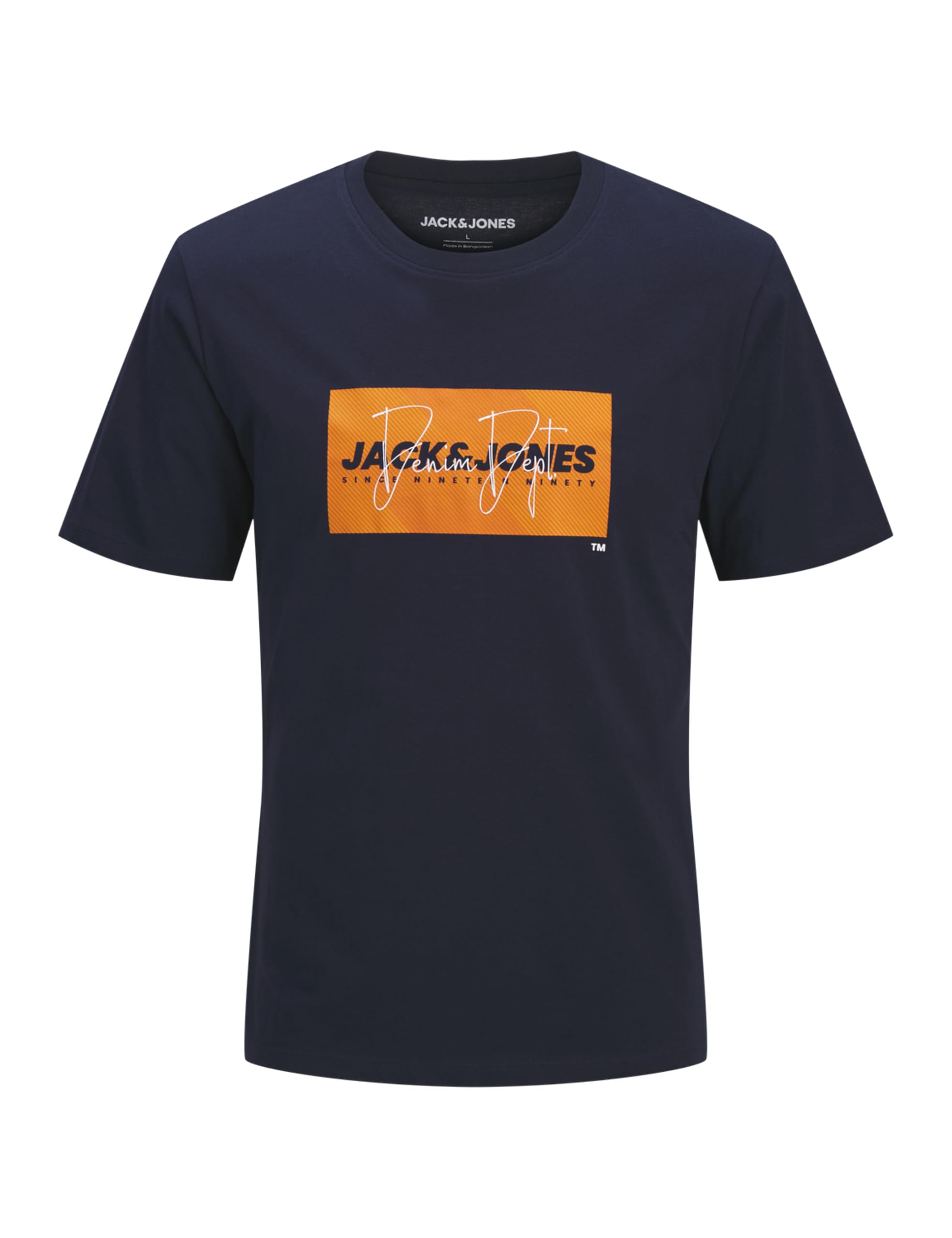 JACK & JONES Jjcole Print tee SS Crew Neck 4Pk MP (Pack de 4) para Hombre