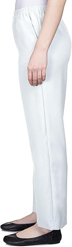 Miniatura 4 de Alfred Dunner Pantalones cortos de poliéster con cintura elástica en todo el contorno - Estilo de meter