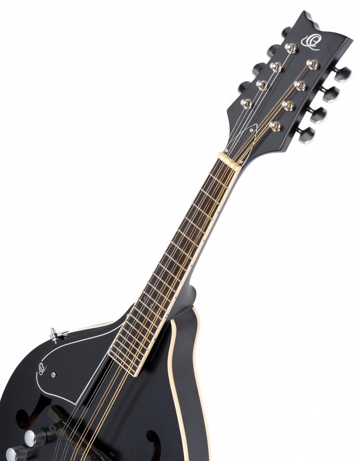 Ortega A-Style Series Mandolino 8 String Lefty – Nero con Custodia e tracolla (RMAE40SBK-L)