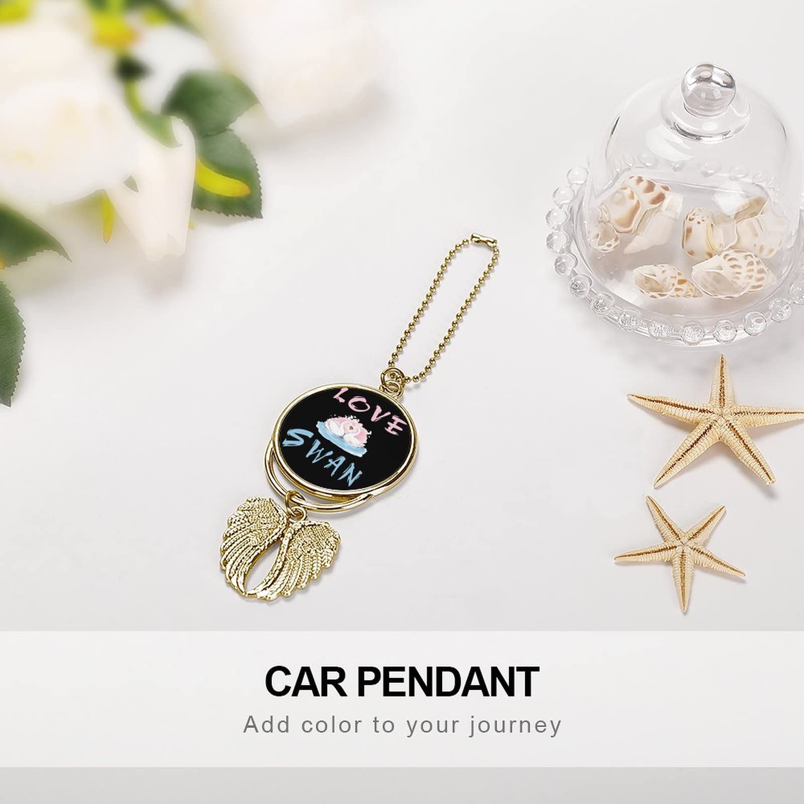Swan Car Dashboard Decor - Resin Ornament For Rearview Mirror Or Dashboard, Funny Cute Interior Accessory Gift - View #9