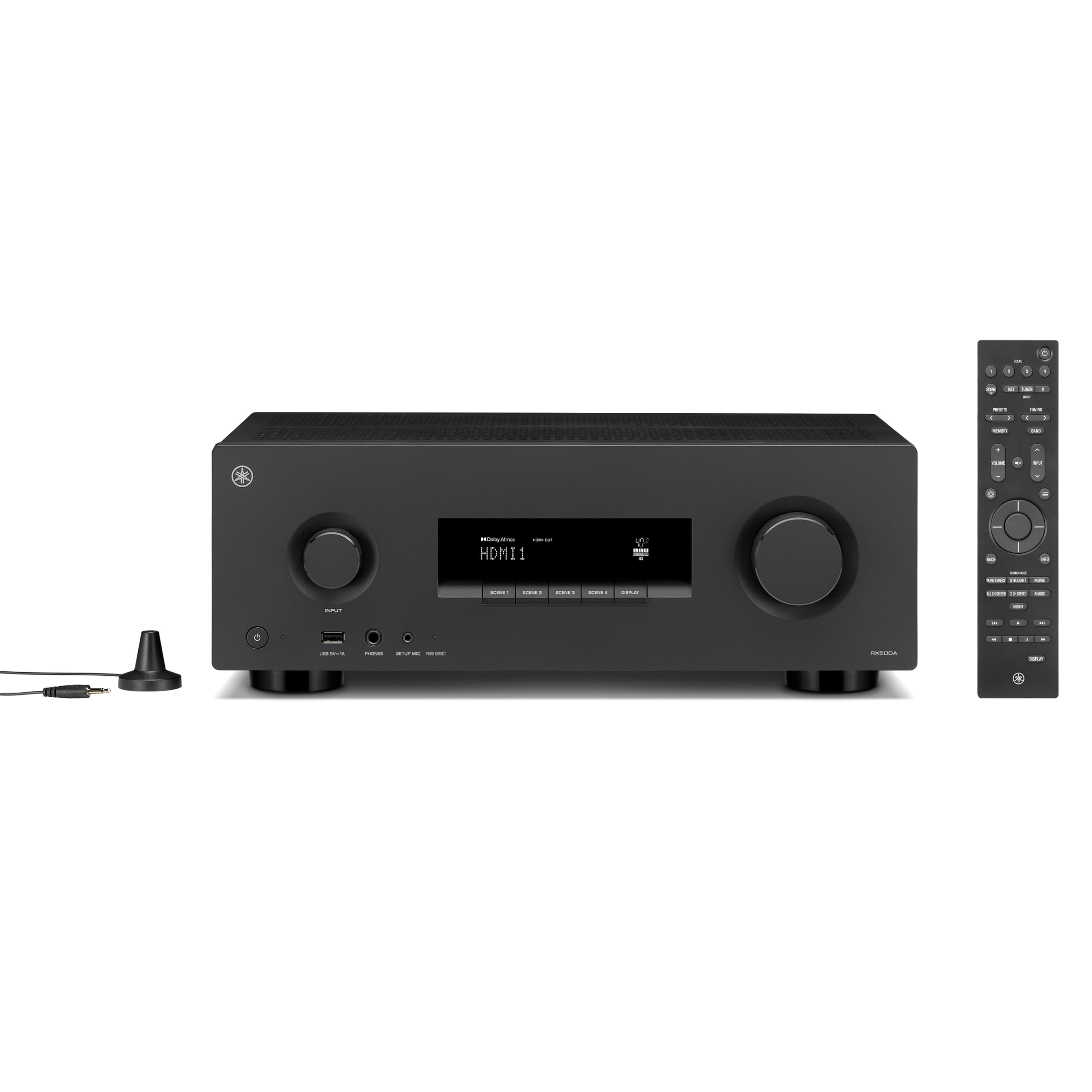 YAMAHA RX500A Amplificateur Audio-Vidéo 7.2 Canaux, Noir