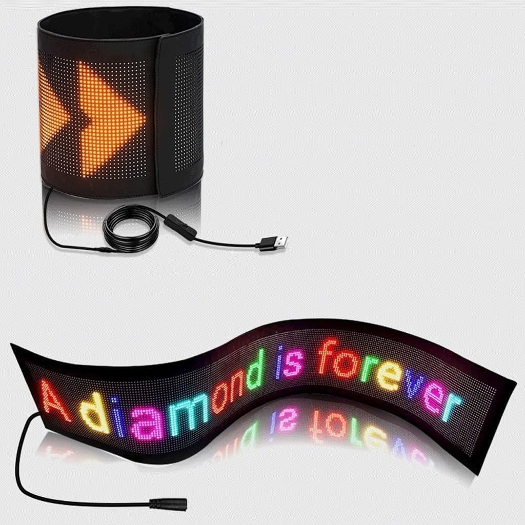 Logo LED Rolling, logo samochodu LED Programowalne logo cyfrowe Sklep Bar samochodowy Hotel Rolling Car Ekran reklamowy LED (Size : 1017 * 295mm)