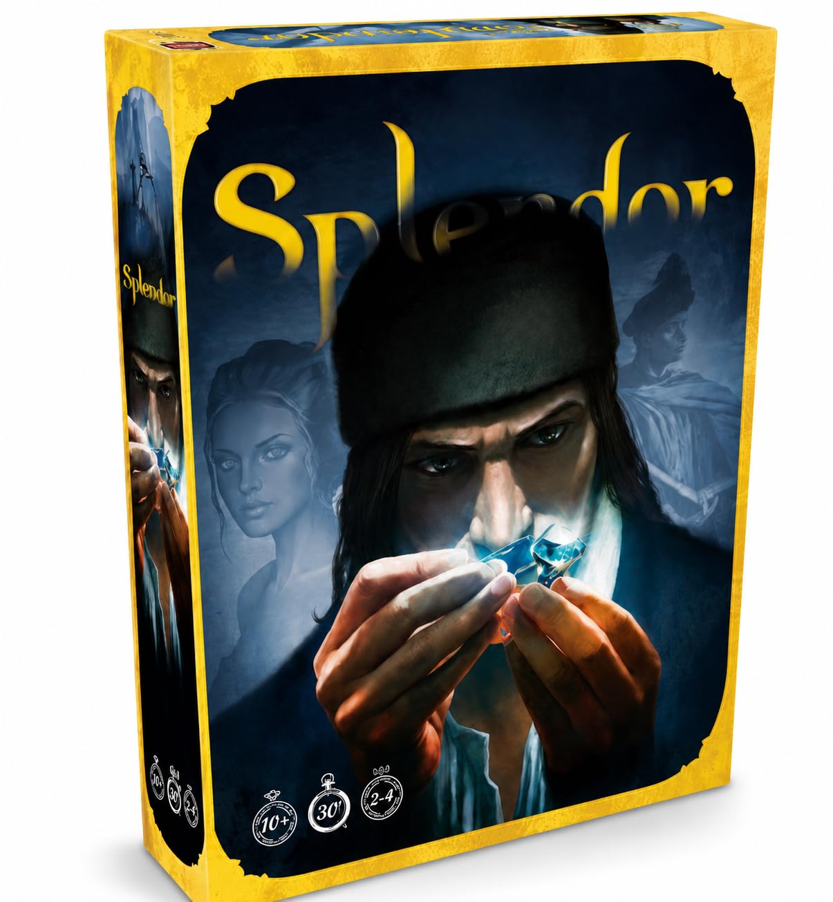 Awestuffs Splendorr Card Board Edition (Eco- Friendly) | Strategy Card Game of Gem Trading & Development | Family & Adult Tabletop Game | 2–4 Players | Ages 10+-image-49