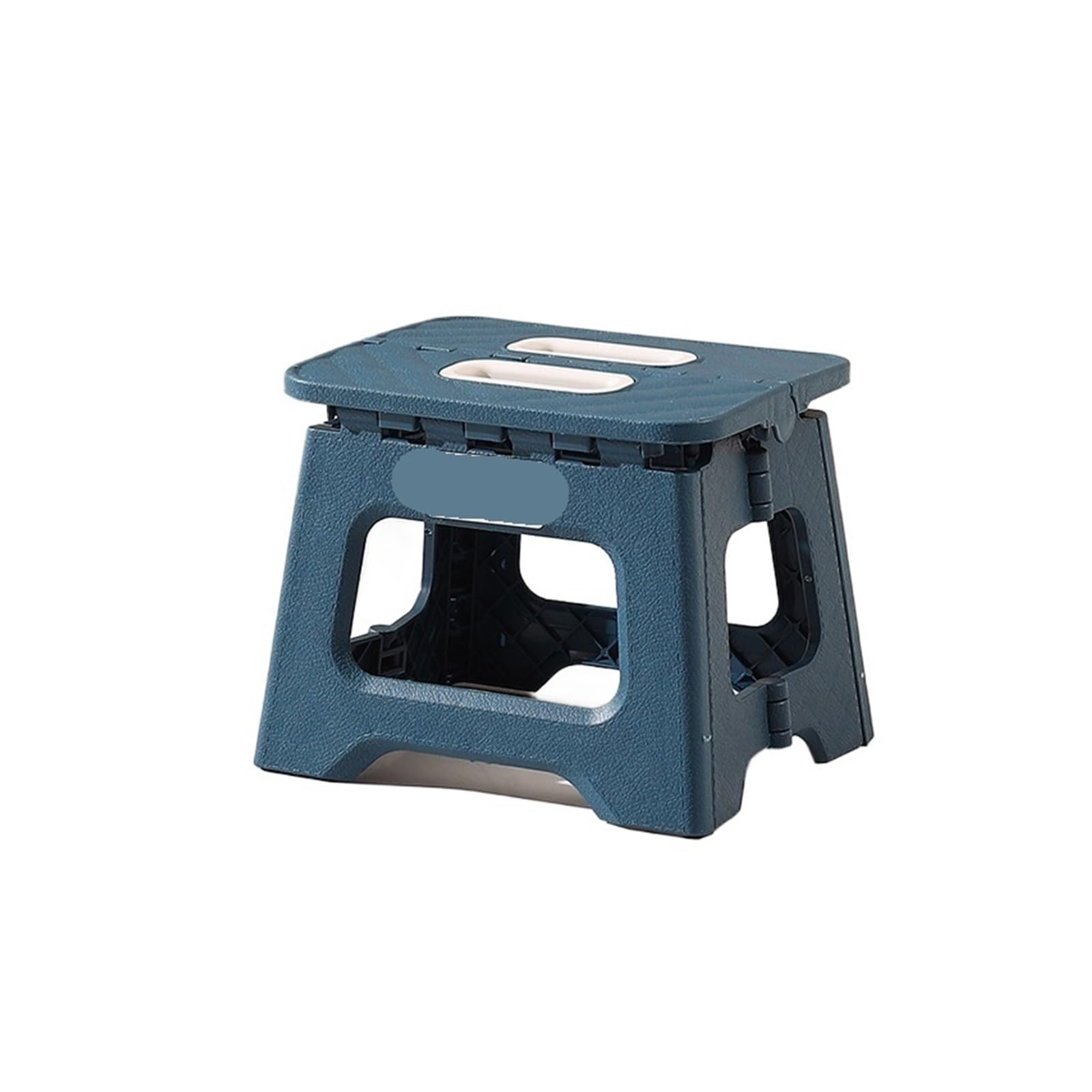 Tabouret pliant bleu compact et pliable pour la cuisine et la chambre