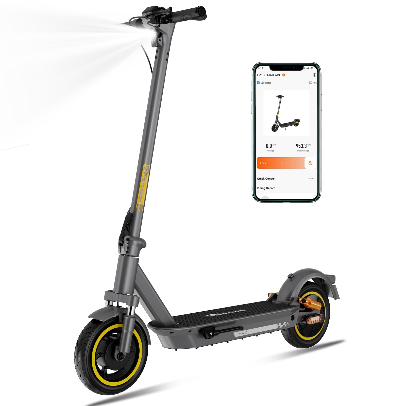  EVERCROSS EV10S MAX Elektroroller - Faltbar für Erwachsene mit 500W Motor und 80-150KM Reichweite
EVERCROSS EV10S MAX 