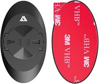 KOM Cycling Garmin Edge Universal Cell Phone Mount Adapter Attach Your iPhone or Any Smartphone to Any Garmin Bike Mount - Garmin Phone Mount Quarter Turn Adhesive Adapter