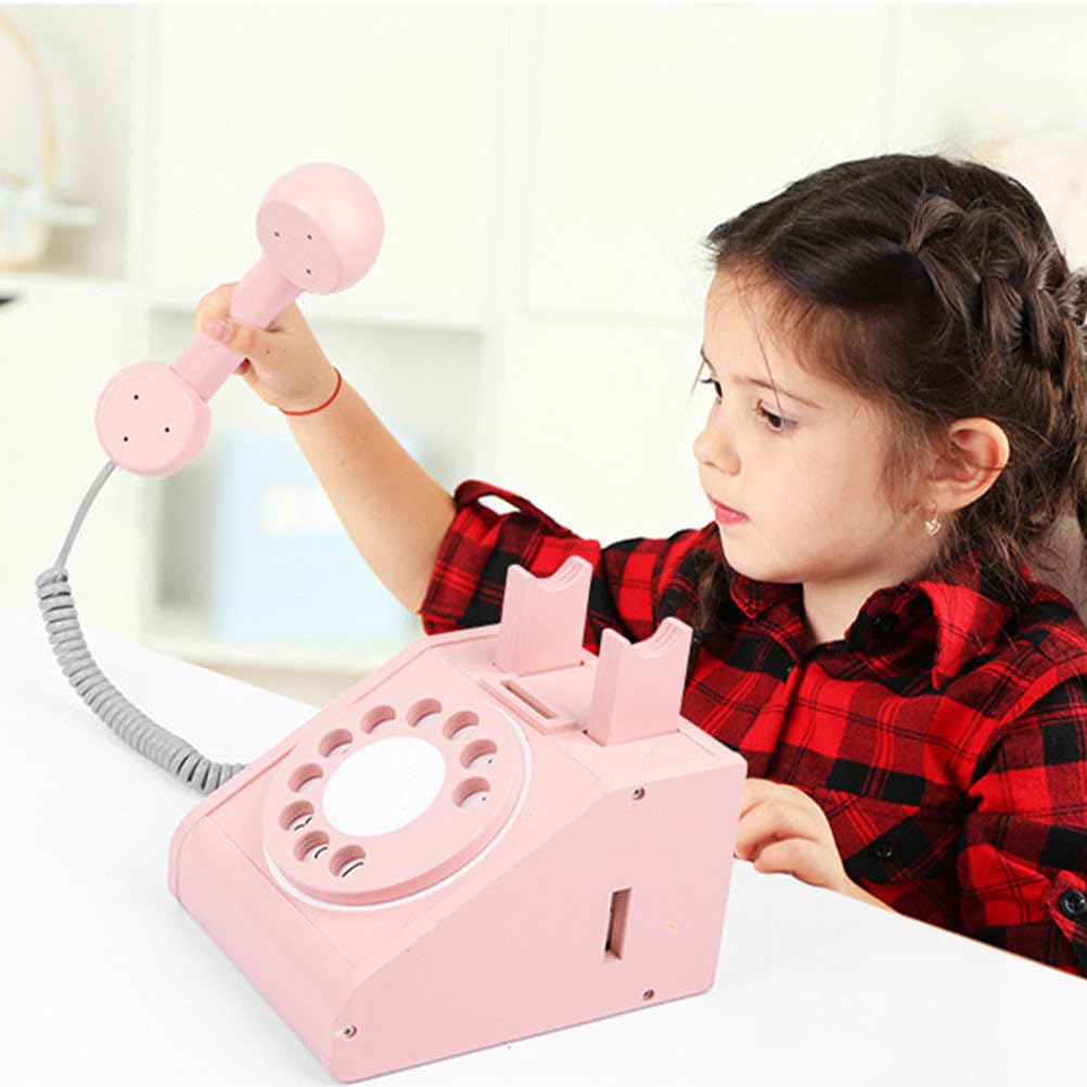 Fonowx Spielplatz Telefon Spielzeug Rot - Interaktives Kindertelefon Für Garten & Spielhaus