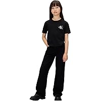Calvin Klein T-Shirt Unisex Monologo SS IU0IU00719 S/S, Nero (CK Black)