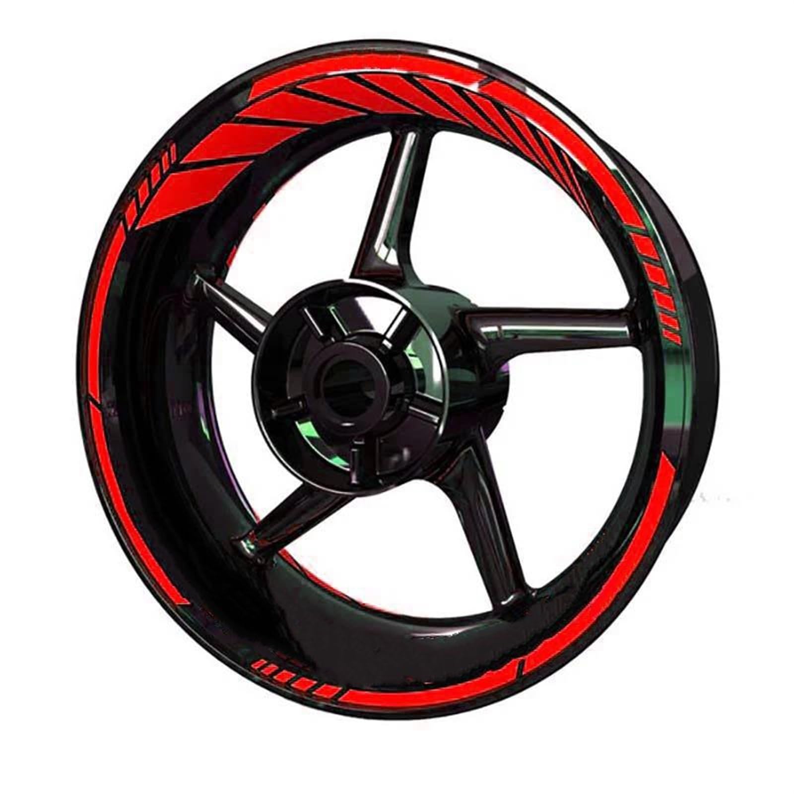 Trottinette Sportive Autocollant De Moyeu De Moto, Décoration De Roue, Autocollant De Jante Et pour Hornet(Wit)