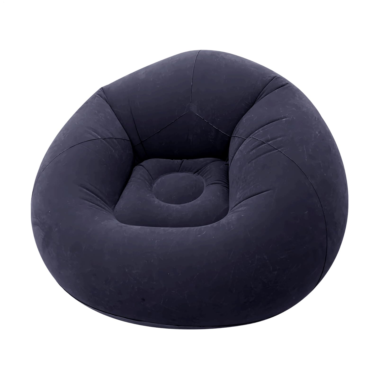 Inflatable Sofa Chair, Inflatable Lazy Sofa, Sleeping Bag Chair For Adults, Portable Folding Air Recliner, Comfortable Blow Up Couch, Ergonomic Seat Design For Living Room Bedroom Balcony Office Trave