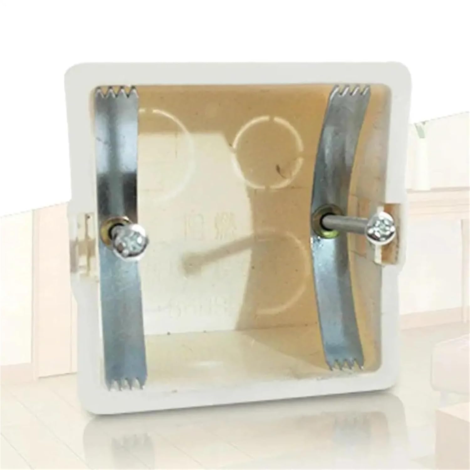 Dark Box Repair Screw Fix Loose 86Wall Mount Electrical Plug Outlet Socket Back Cassette Replacement Clip Kit(50set)