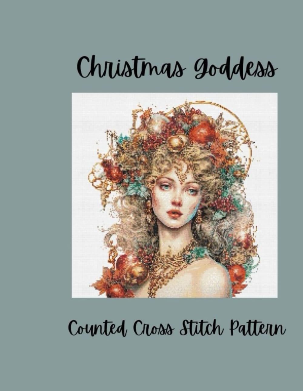 Christmas Goddess: Counted Cross Stitch Pattern