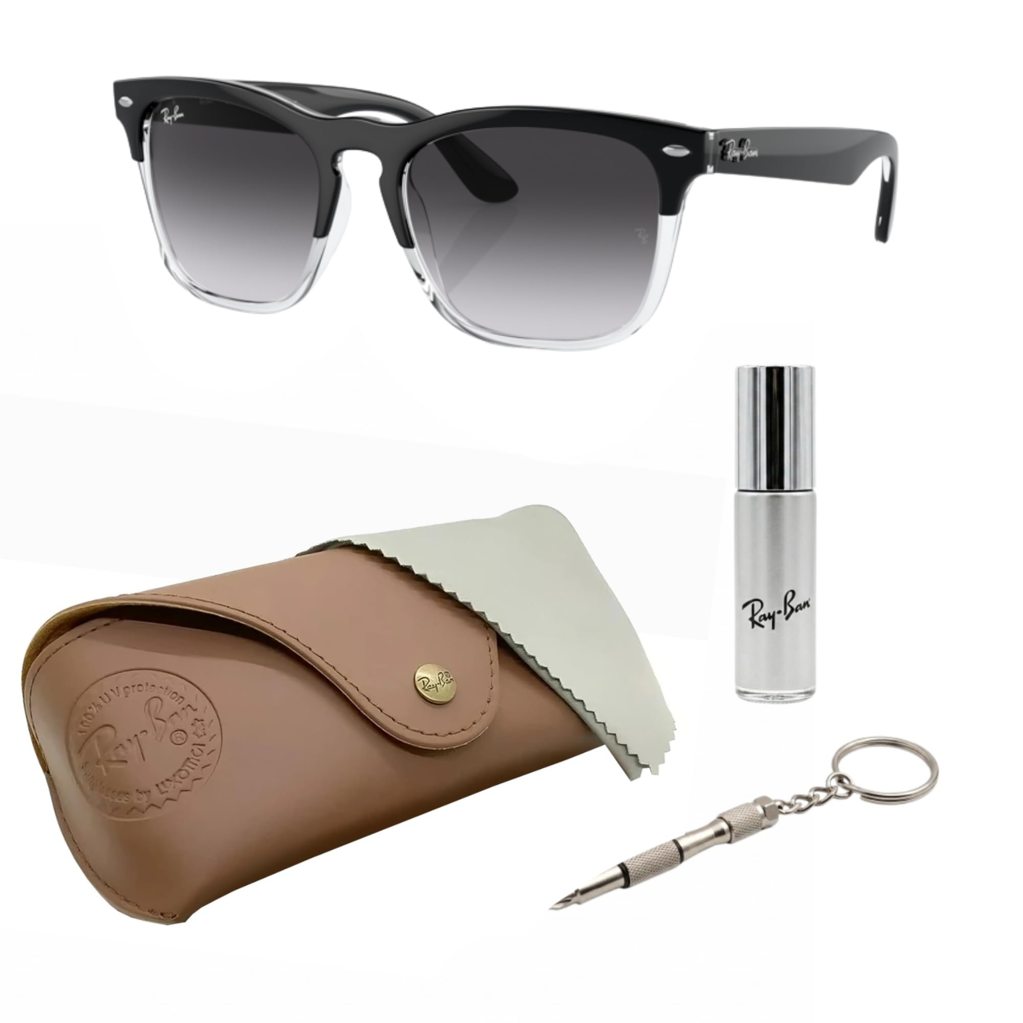 Amazon.com: Ray-Ban RB4487 STEVE Square Sunglasses with Official