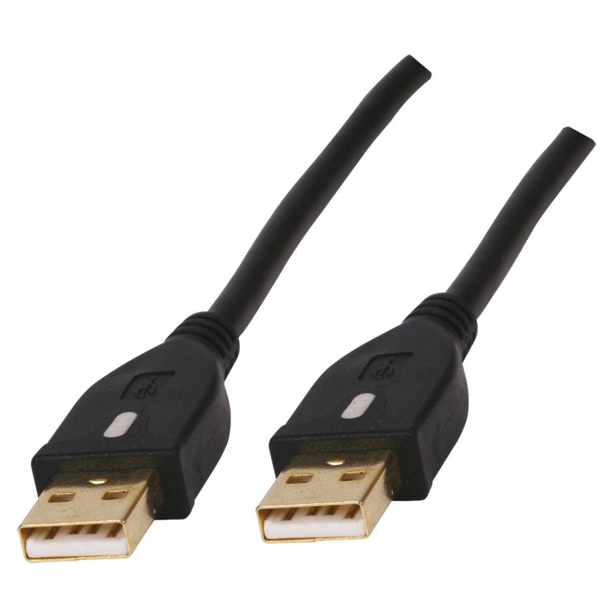 Cavo USB-A To USB-A 3m – Nero, Connettori Dorati, 480 Mbps