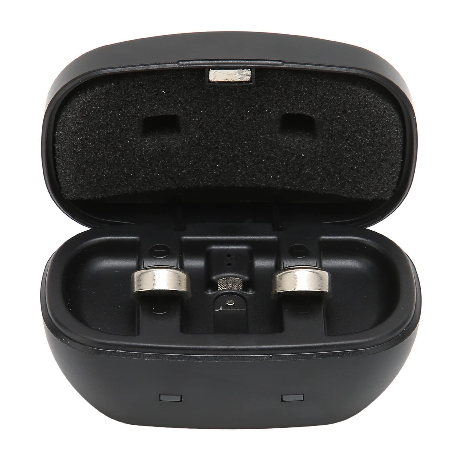 Cryfokt Boîte de Chargement de Piles Bouton A675 Rechargeables par USB, pour Appareils Auditifs, Longue Durée et Portable pour Personnes âgées