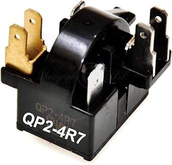 Universal Energy Saving 6 Pins 4.7 ohm QP2-4R7 Refrigerator Compressor PTC Start Relay Motor Starter For Haier Midea Whirlpool Combi Fagor RoyalStar FRESTECH Hisense etc. QP2-4R7_6Pin