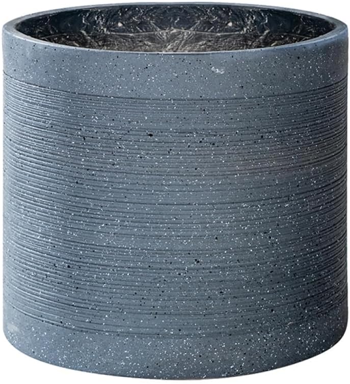 信楽焼大型懸崖鉢ナマコ釉13号超お買い得鉢 信楽焼 窯肌櫛目輪型 13号