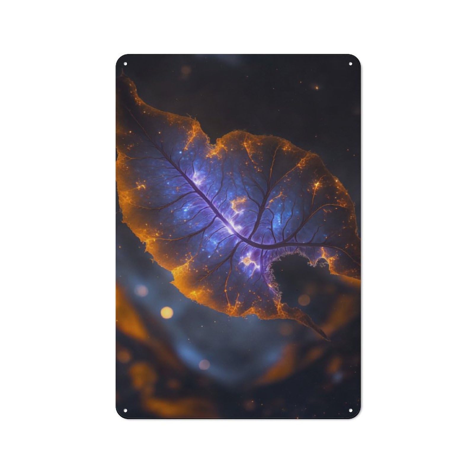 Junmoney Svartalfheims Cosmos Metal Plaque 30X20cm With For Workshop Wall, Retro Decor, For Garage, Workshop And Man Cave Decoration