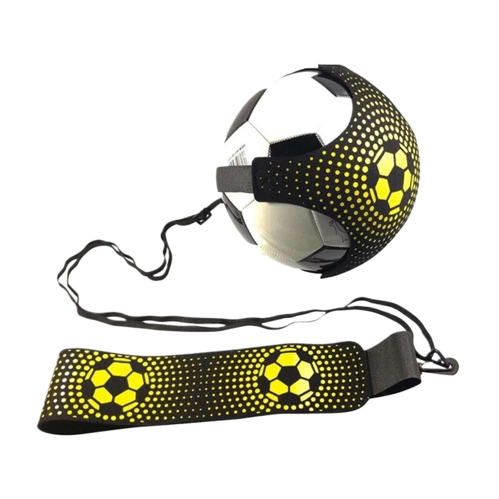 2PCS Football Ball Belt Adjustable Soccer Training Elastic Band Auxiliary Circling Kick Trainer Aid para Adultos