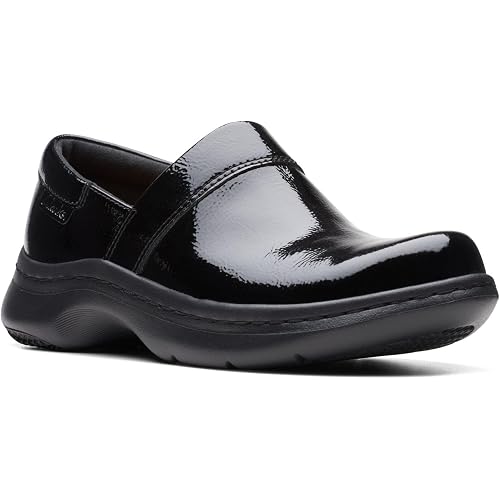 Clarks 261750235085 ClarksPro Gem Black Pat Ladies' W110