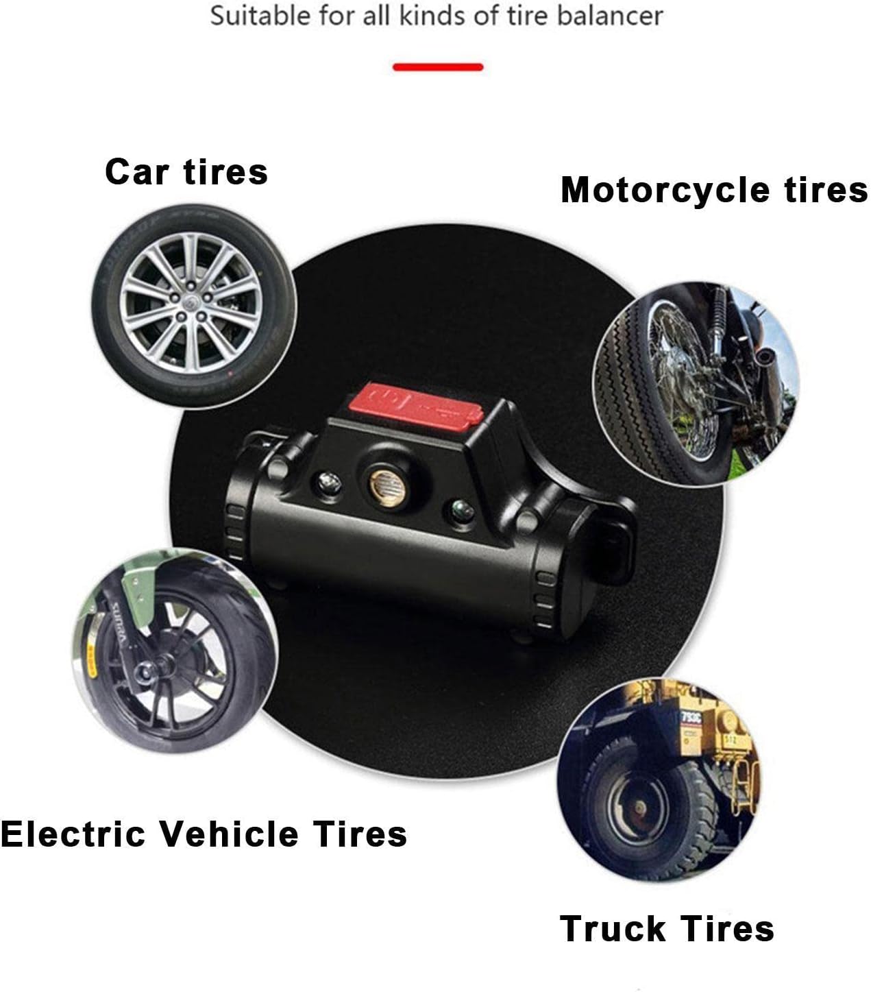 1/2 Car Wheel Balancer - Tire Tool | | Wheel Balancer Locator Infrared Measuring Point Lead Block, Accurately Attach The Weight Block, Automobile Balancing Machine Locator for Car