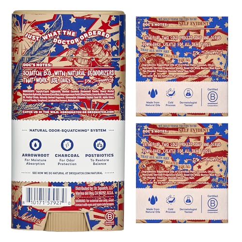 Dr. Squatch Natural Men’s Bar Soap and Deodorant, Limited Edition (3-Pack) - image 8