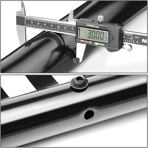 Miniatura 5 de Auto Dynasty Rejilla de parachoques delantero de 3 pulgadas con placa deslizante extraíble compatible con Highlander 2008-2013, acero inoxidable,