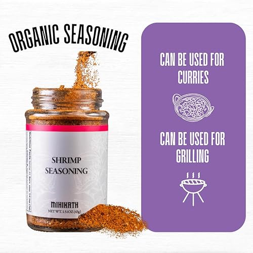 Miniatura 2 de MIHIKATH Especias para asar y cocinar (condimento para camarones, pequeño)
