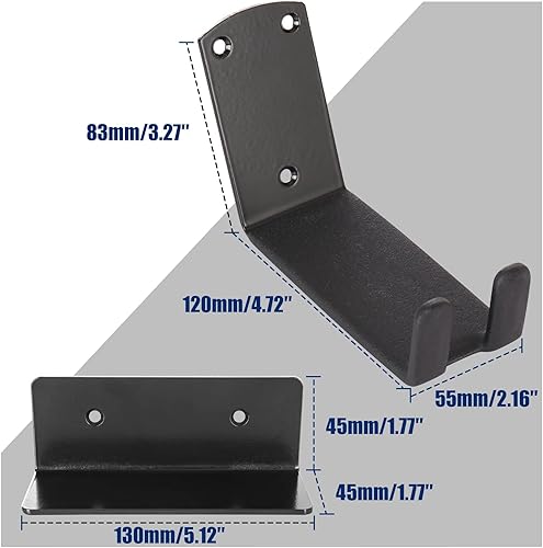 Miniatura 2 de Soporte de pared para bicicleta, soporte de pedal para garaje, soporte de almacenamiento de bicicleta, ganchos de bicicleta resistentes con