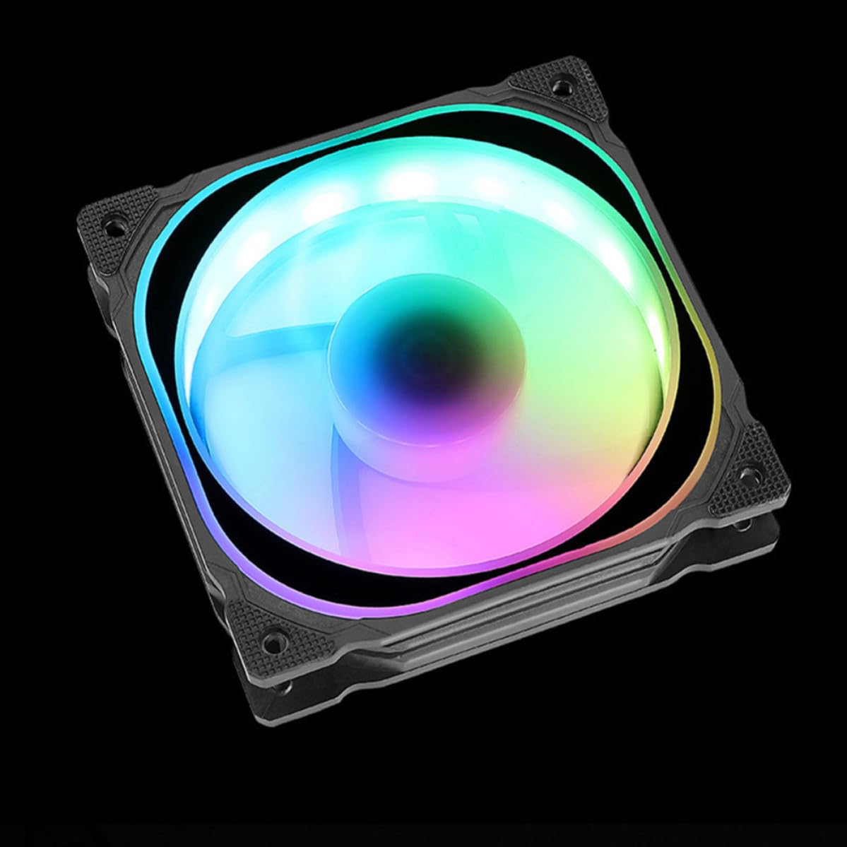 Ventilador de Refrigeración Rgb de 12cm para PC con Controlador