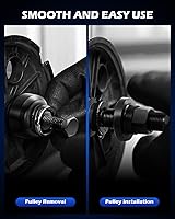 Vista 5 de Orion Motor Tech - Juego de herramientas de extracción e instalación de polea de bomba de dirección asistida, herramientas de extracción e