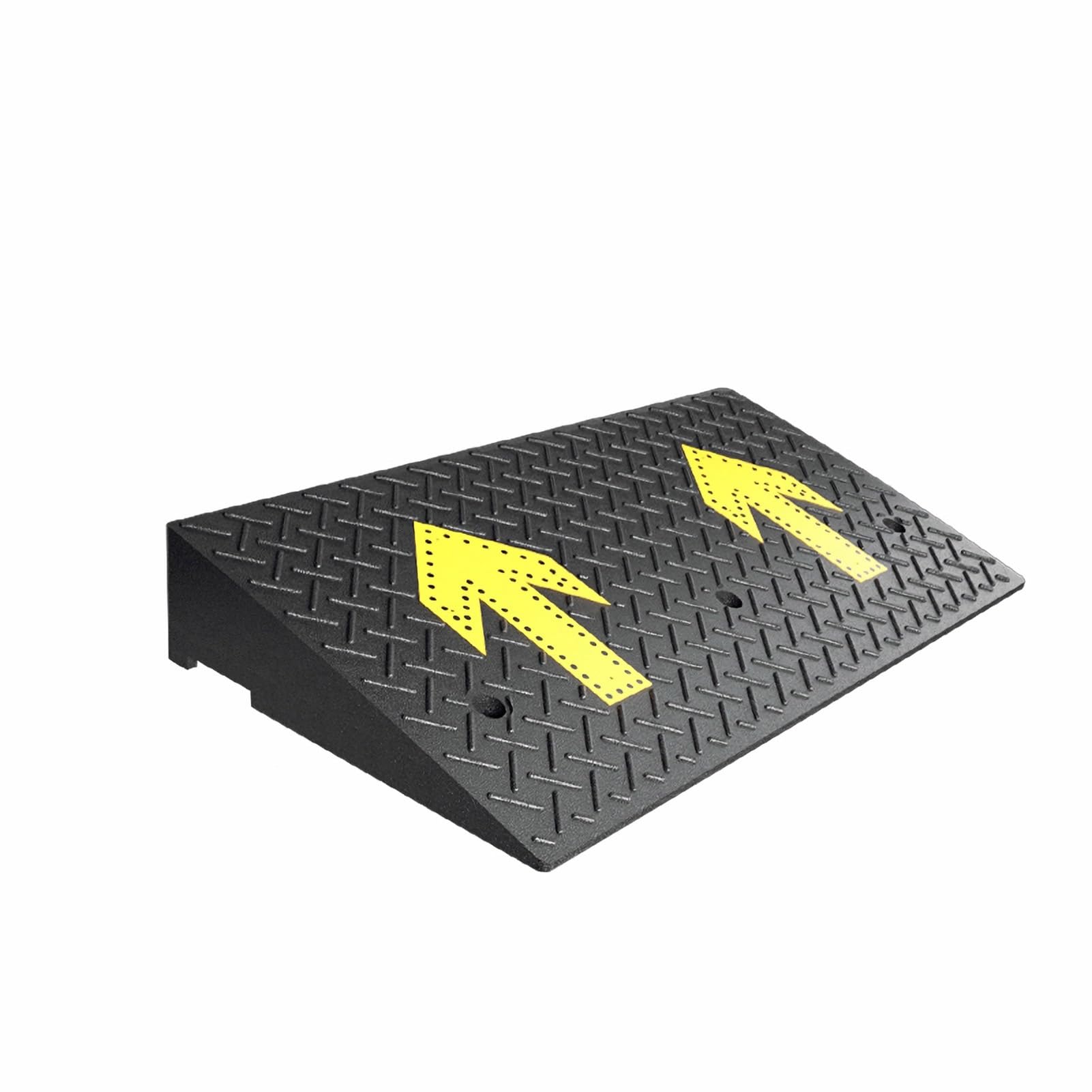 Rampe d'allée en caoutchouc robuste pour voitures et camions