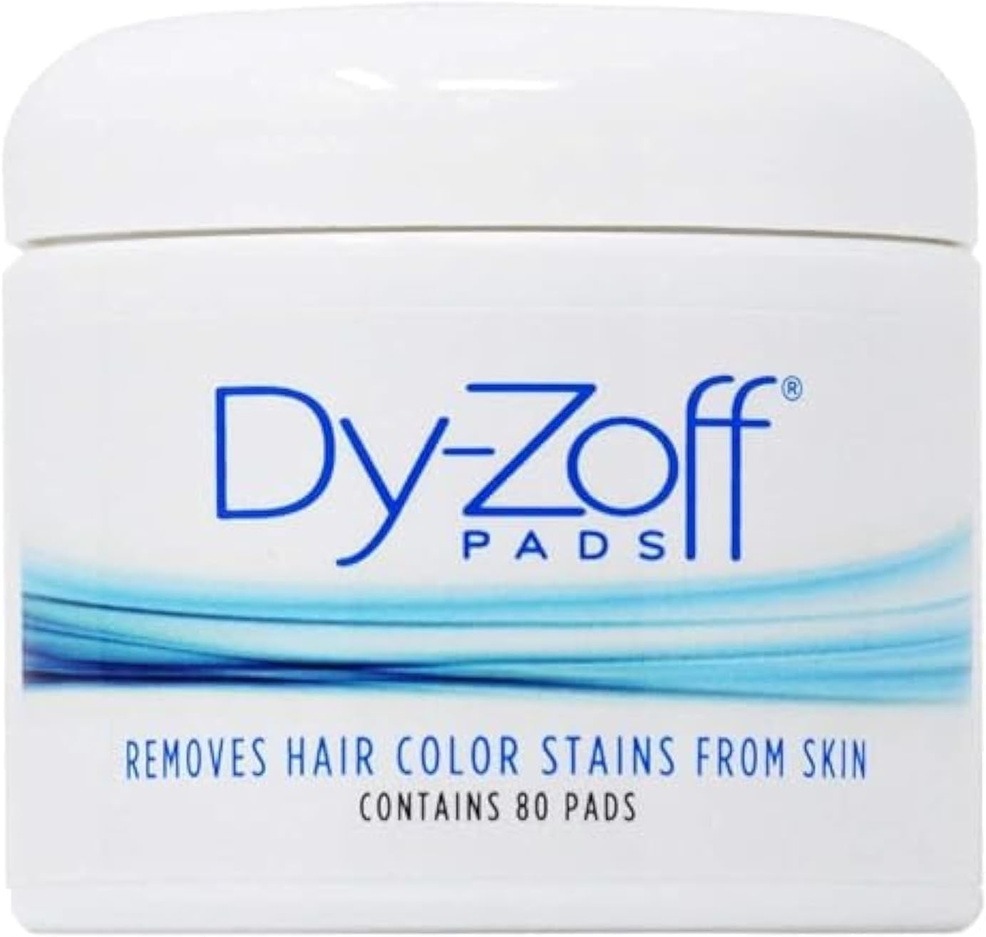Dy-Zoff Hair Color Stain Remover Pads (80 Count) – Professional Hair Dye Remover for Skin – Pre-Saturated Cotton Pads to Remove Dye Stains – Fast-Acting & Gentle Color Remover for Dyed Hair