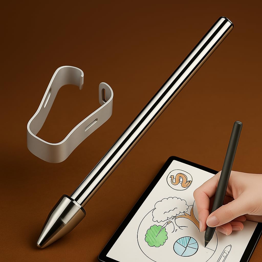Ponta de Metal Caneta S Pen Compativel com Galaxy Tab S9 Fe S6 S7 Lite S8 S21 S22 FE S10 FE e Smartphones Note 10 Note 20 S23 S24 S25 Ultra com Extrator para Substituição