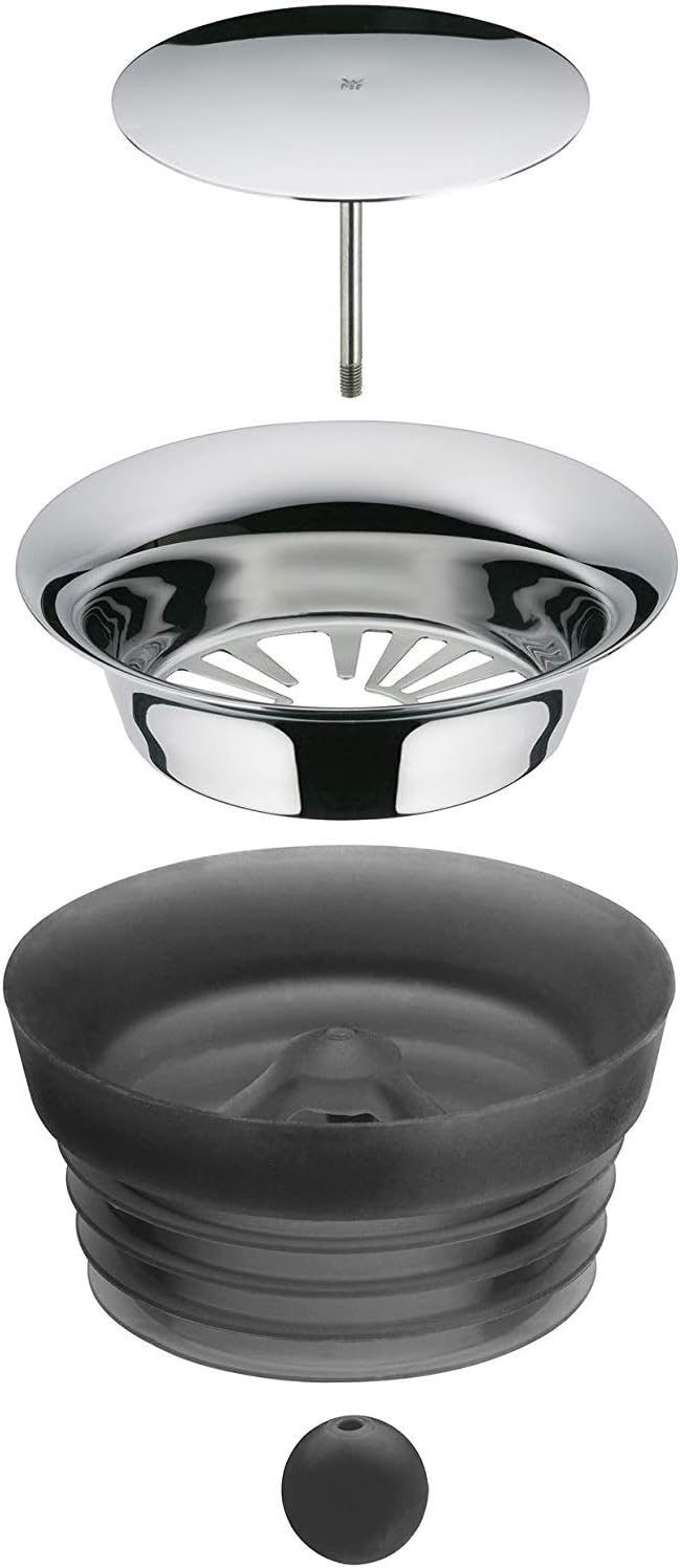 WMF Basic Water Decanter 1L Height 29 cm Close-Up Stopper Glass Cromargan® Stainless Steel