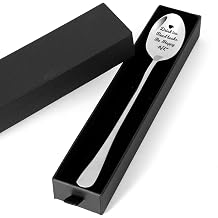 Drink Tea Read Books Spoon for Tea Lovers, Stainless Steel Tea Spoon for Loose Tea, Gifts for Tea Drinkers, Tea Accessories, Birthday Graduation Christmas Gifts for Women Men Engraved SpoonsFriend