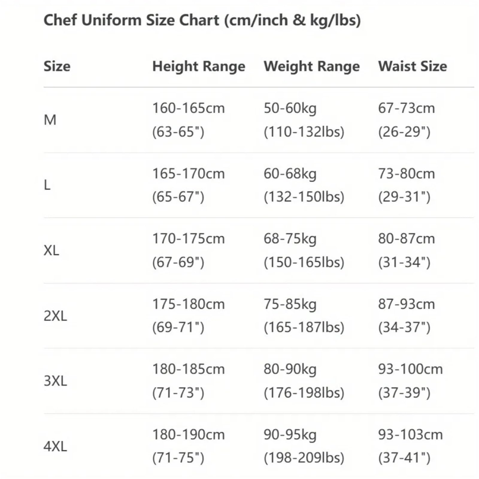 Divisa da Cuoco Abiti da Lavoro da Chef da Uomo, Maniche Lunghe, Stile Spesso, for ristoranti, Sala da Pranzo, Cucina, Lavoro per Chef(Black,XXL)