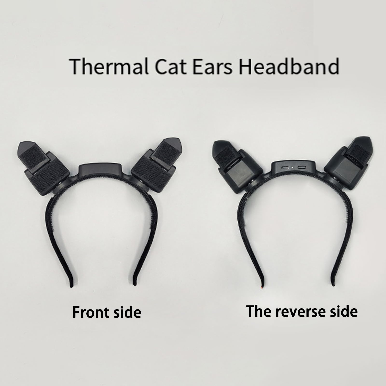 Diadema recargable con detección de movimiento 3D ajustable para cosplay y juego interactivo tipo C