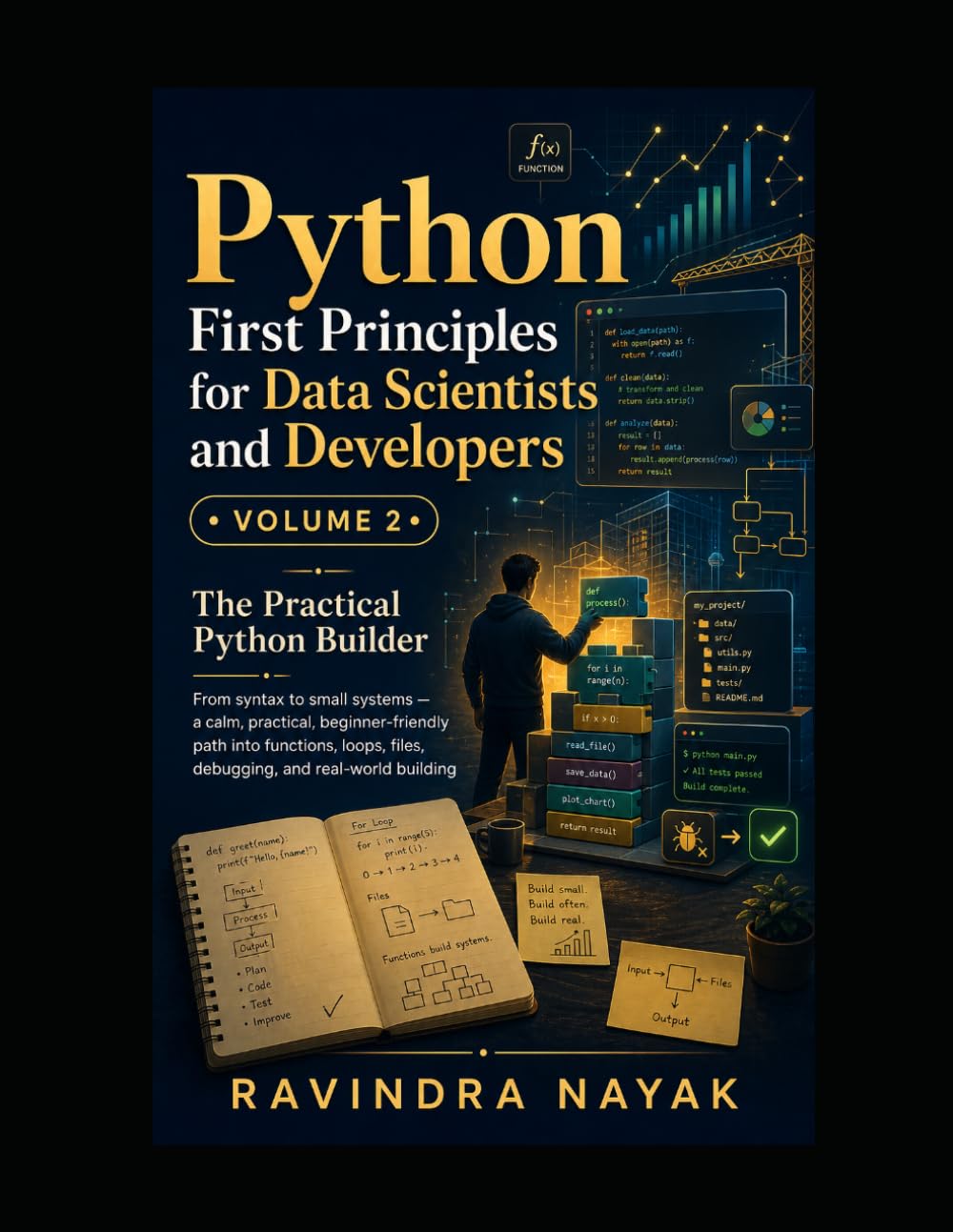 Python First Principles for Data Scientists and Developers: Developers Volume 3: The Data Structures Lab: 4 (Think in Python: A First-Principles ... & AI From Zero Fear to Research-Ready Code)