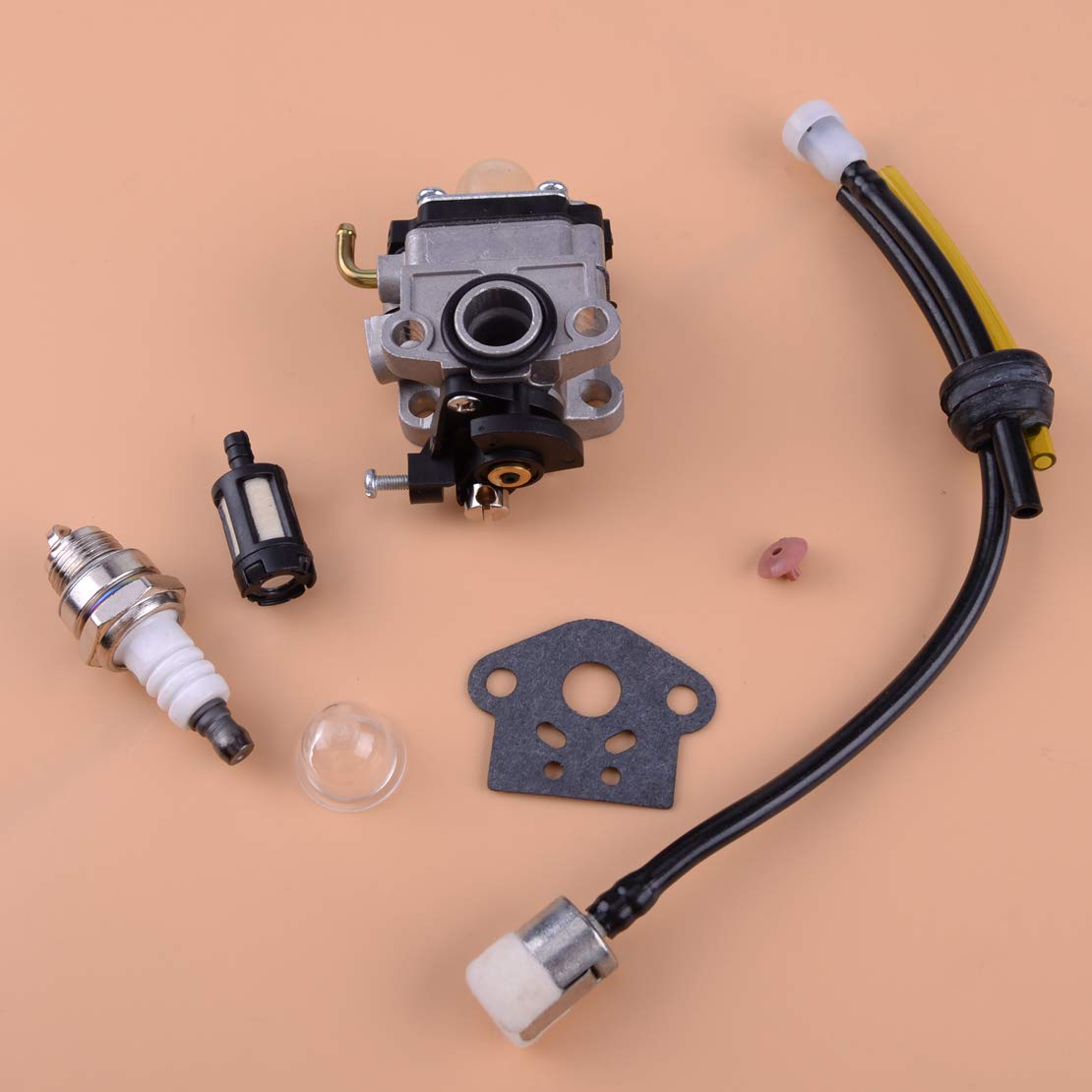 Carburetor Air Filter Spark Plug Tune Up Kit fit for Shindaiwa T230 LE230 S230 TCX230 X230 F230 C230 753-04296 753-04745 753-1225