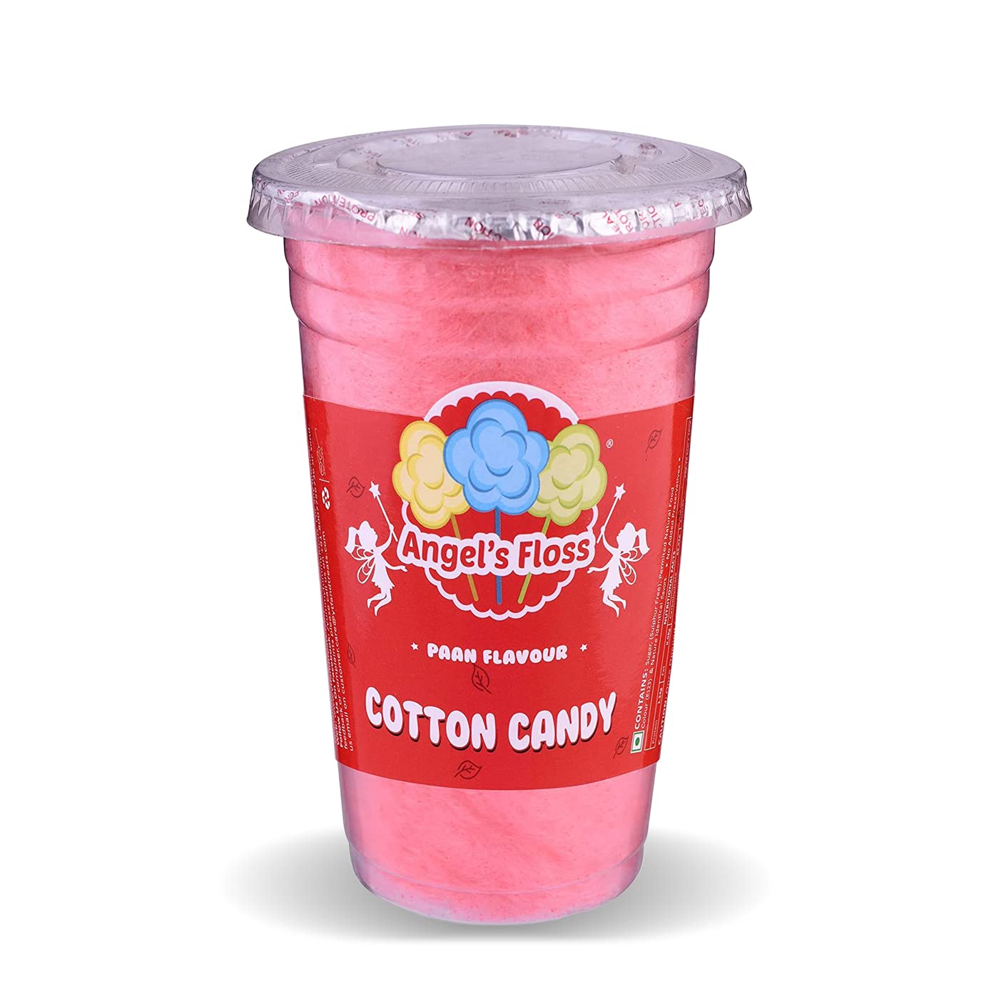 Angels Floss Cotton Candy's / Candy Floss / Buddhi Ke Baal - Paan Flavour - 30 GMS Each - Pack of 6 Units