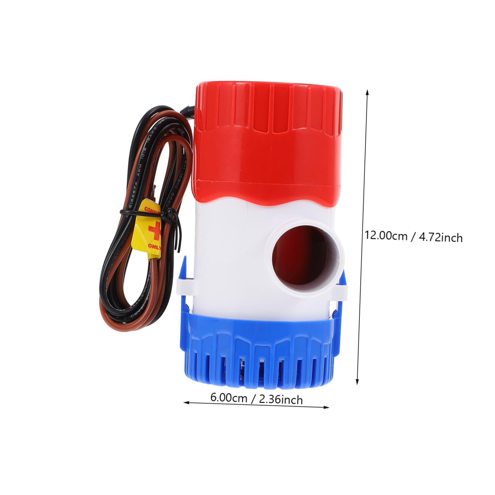 Abaodam 12v Boat Bilge Pump 1100gph Submersible Rule Bilge Pump for Yacht Inflatables