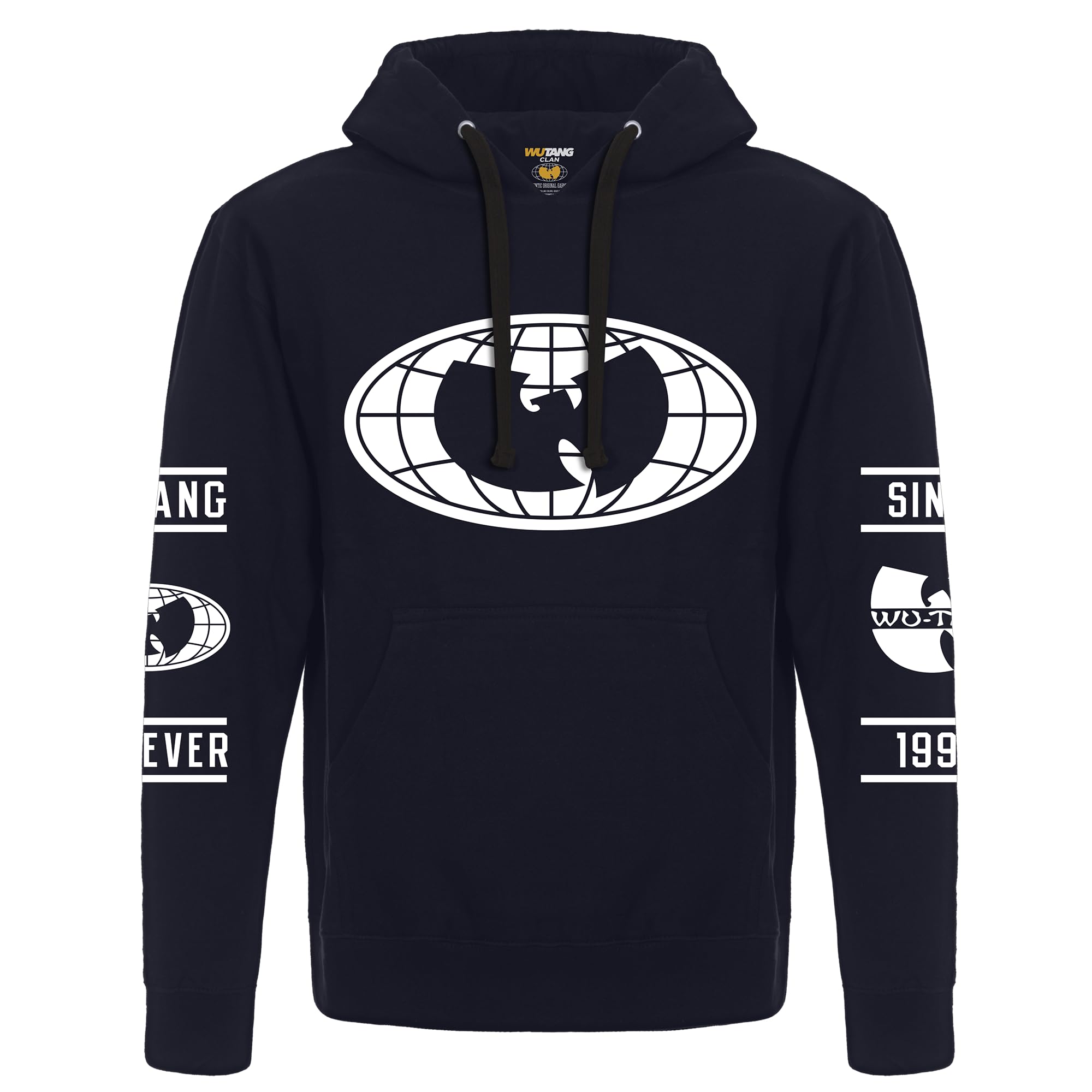 Wu-Tang Clan Globe Hoodie, Navy, L