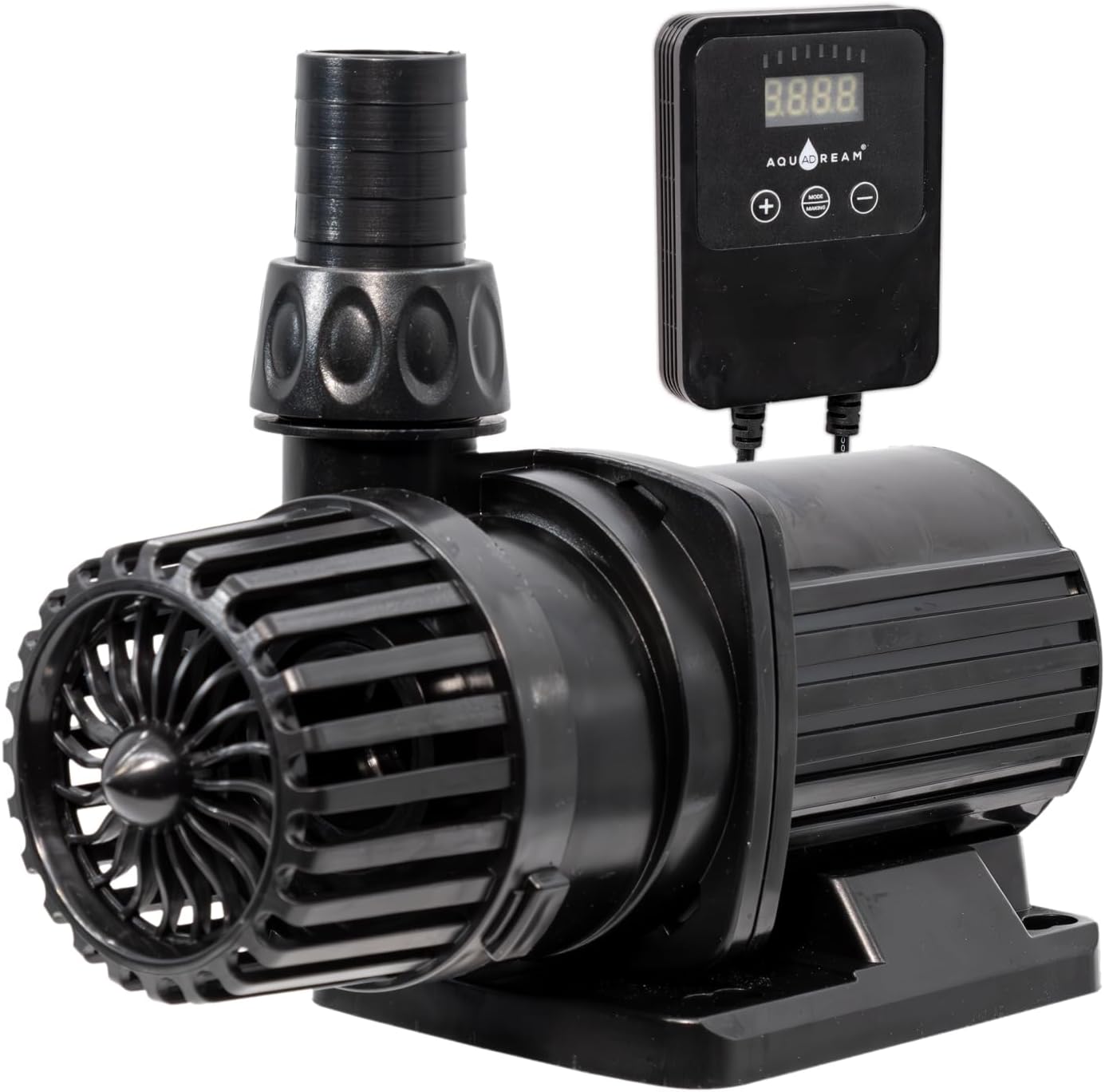 Aqua Dream 1060 GPH Submersible Pump(4000L/H,47W) ECO Amphibious Internal External Fountain Aquarium Sump with Digital Controller Water Pump For Pond,Fish Tank,Fountain,Hydroponics,Statuary - 3Pcs