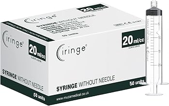 20 ml Lock Syringe - Pack of 50