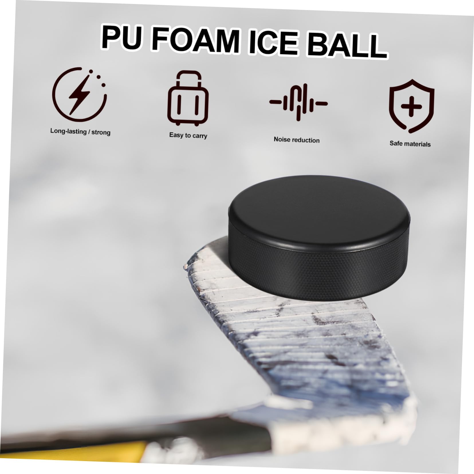Rondelles de Hockey en Mousse Souple Lot de 24 Sûr à Jouer 100% Mousse pour Entraînement Utilisation Intérieure Jeu de Hockey en Salle