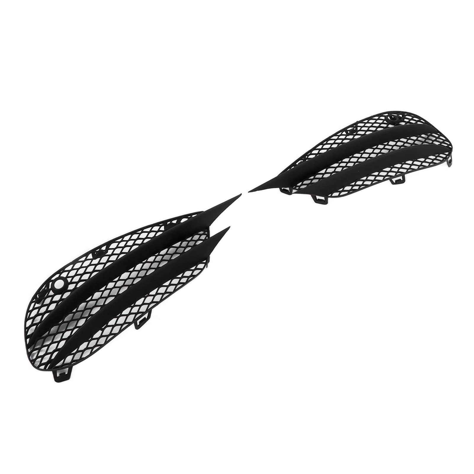 CHICIRIS Nebelscheinwerfergitter, Ersatz für Auto-Frontstoßstangengrill für C-Klasse W205 C205 AMG Line 2015 Bis 2018