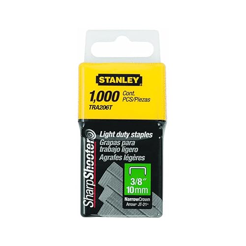 Stanley Tra206T - Grapas ligeras de 38 pulgadas, paquete de 1000 (paquete de 2)