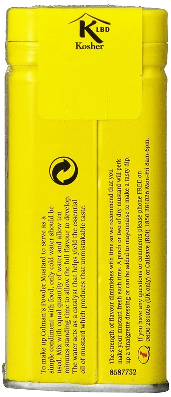 Colman's Dry Mustard 4-Ounce Tins (Pack of 4)