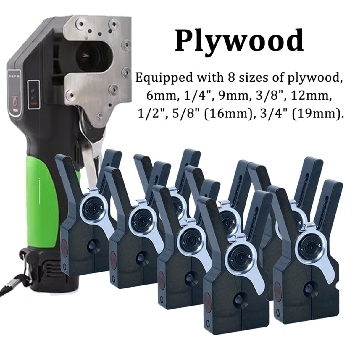 Kit de Herramientas de abocardado eléctrico, Herramienta expansora de Tubos de Cobre con 8 Abrazaderas abocardadas, Herramienta portátil abocardadora de Tubos de Cobre